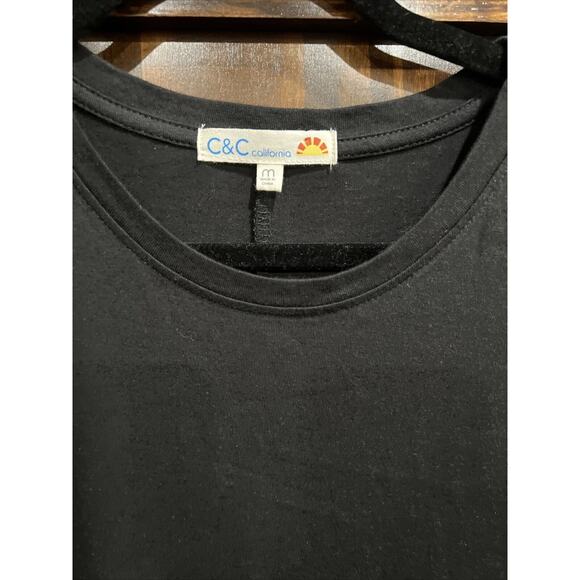 C&C California Dress women M Black Classic Capsule Staple - Picture 3 of 9